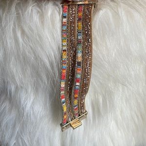 Really cute beaded statement bracelet